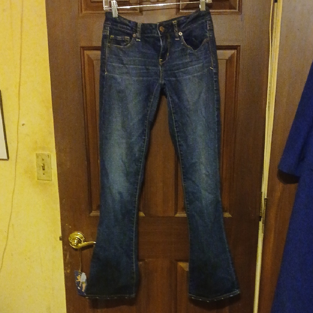 American Eagle Outfitters Dark Blue Flare Jeans